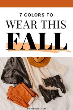 Fall fashion is inspired by the colors of nature. What colors to wear this fall. Fall fashion looks. Fall outfit ideas. Fall dresses. Fall sweater outfits. Fall outfits 2021. Cute fall outfits. Casual fall outfits. Everyday fall outfits. Fall fits aesthetic. #fallfashion #falloutfits Fall Clothing Colors, Cute Fall Outfits Casual, Everyday Fall Outfits, Fall Sweater Outfits, Fall Fashion Looks, Fall Outfits Casual