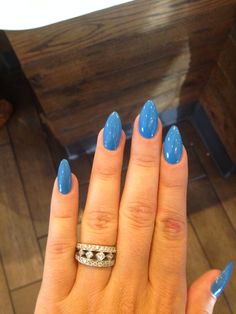 Nails Acrylic Almond, Blue Stiletto Nails, Sky Blue Nails, December Nails, 17 December, Cute Christmas Nails, Christmas Nail Art Designs