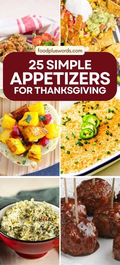 25 simple appetizers for thanksgiving