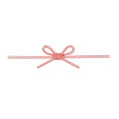 a red string tied to a white wall with a knot on it's end