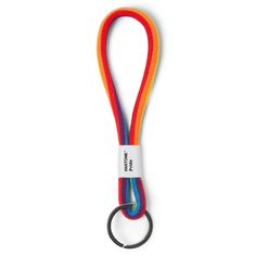 Crafted from strong nylon with a loop design, the Pantone Pride Key Chain - Short measures 7 inches and boasts vibrant colors. By purchasing, you contribute to the annual Copenhagen Pride in Denmark. Pantone Matching System, Ship Craft, Copenhagen Design, Museum Gift, Color Test, Loop Design, Key Tags, Devices Design, Bronze Gold