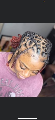 Styles For Starter Locs Black Women, Starter Loc Updo Styles Short, Locs Styles Short, Short Two Strand Twist, Short Loc Styles For Women Updo, Barrel Twist Locs Women, Barrel Loc Styles Women, Long Soft Locs, Faux Locs Twist