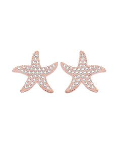 PRICES MAY VARY. BEST WISH - The starfish symbolizes the sea and represents the waiting that never gives up.Besides,it symbolizes faith, adamancy, happiness and forever love. Go to the beach with the fashionable starfish stud earrings to embrace the warm sunshine and peaceful ocean SAFETY MATERIAL - These Fancime CZ paved Starfish Stud Earrings are well craft in brass and plated in 14k gold.925 Sterling Silver posts protect you from allergies.These Starfish earrings look very luxurious and fashi Peaceful Ocean, Earrings For Girls, Starfish Earrings, Womens Earrings Studs, Stud Earrings For Women, Girls Earrings, Ear Jewelry, Ear Studs, Charm Earrings