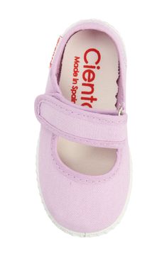 A crisp canvas sneaker topped with a classic mary-jane strap makes for a delightful everyday staple. Adjustable ankle strap with buckle closure. Removable insole. Textile upper and lining/rubber sole. By Cienta; made in Spain. Kids' Shoes. Spring Canvas Shoes For School, Spring Canvas School Shoes, Casual Low-top Mary Janes For Spring, Casual Mary Janes For School With Closed Toe, Casual Mary Janes With Rubber Sole For School, Spring Canvas Shoes With Soft Sole And Round Toe, Spring Canvas Shoes With Rubber Sole For School, Spring School Canvas Shoes With Rubber Sole, Casual Mary Janes For School