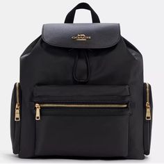 Questions? Leave A Comment Below! Coach Backpack With Detachable Strap For Travel, Black Coach Backpack, Coach Black School Backpack, Black Coach Travel Backpack, Luxury Coach Backpack With Zipper Closure, Coach Black Backpack, Black Coach Backpack With Removable Pouch, Black Coach Backpack With Adjustable Strap, Coach Black Standard Backpack