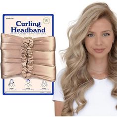 Satin Heatless Hair Curler: Want Beautiful, Silky Curls Without Heat Damage? Our Curling Headband Uses A Patented Design To Create Long-Lasting Curls Without Exposing It To The High Temperatures That Will Damage Your Hair. Ditch Your Curling Iron Today. Easy, Effortless Curls: Our Heatless Curling Set Is Designed To Create 11 1/2-Inch Ringlets In Most Hair Types, Because Curling Hair Should Be Easy No Matter Your Natural Hair Type. We Make Videos And Host Consultations To Help You Create Your Lo Curling Headband, Heatless Curling Rod Headband, Curling Rod Headband, Curls Without Heat, Heatless Curling Rod, No Heat Hair Curlers, Heatless Curling, Heatless Hair, Hair Without Heat