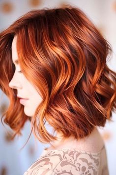 33 Gorgeous Lob Haircuts (Long Bob) You Can Copy - The Hairstyle Edit Wavy Haircuts Medium, Lob Haircut Straight, Thick Wavy Haircuts, Red Bob Haircut, Wavy Lob Haircut, Lob Haircut With Bangs, Chunky Blonde Highlights