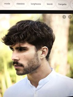 Textured Messy Hair Men, Medium Textured Haircuts Men, Short Length Hairstyles Men, Mens Short Wavy Haircut, Square Face Hairstyles Men Curly, Medium Perm Men, Mens Haircut Wavy Hair Short, Short Messy Hairstyles Men, Low Fade Fluffy Fringe