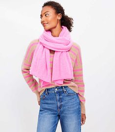 In luxe cashmere, this polished wrap is a love-forever wardrobe essential.,Imported:Imported,Fabrication:100% Cashmere,Garment Care:Hand Wash Loft Cashmere Wrap Popsicle Pink Women's by Loft Size Regular - One Size Popsicle Pink Women's Ponchos, Wraps, &, Kimonos, Fashion, Accessories, 100%, Cashmere, Hand, Wash Ladies Poncho, Cashmere Wrap, Scarf Sale, Grey Outfit, Blazer With Jeans, Grey Pants, Pant Shirt, Cashmere Scarf, Dress With Cardigan