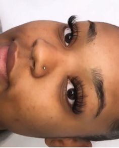 Classic Lash Extensions, Celebrities Tattoos, Eyelash Extensions Classic, Lash Ideas, Natural Fake Eyelashes, Permanent Eyelashes, Cute Nose Piercings