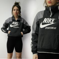 Y2K Nike quarter zip sweatshirt pullover size S Size: please check the pictures;  (please check the measurements to make sure it will fit you). Model in the photos is size 8UK/4US; 164 cm/5'5''. Measurements, flat / approximate measurements: From armpit to armpit: 53 cm (20.86'') The length of the sleeve (measured from armpit): 52 cm (20.47'') Overall length: 55 cm (21.65'') Material: please check the pictures. Good Vintage Y2K condition. Look at all the photos for a more detailed description. P Half-zip Fleece Hoodie Sportswear, Sporty Half-zip Sweater For Streetwear, Sporty Fleece Sweater For Streetwear, Sporty Half-zip Sweatshirt For Winter, Winter Sportswear Half-zip Sweatshirt, Winter Sporty Half-zip Sweatshirt, Winter Half-zip Sportswear Sweatshirt, Streetwear Half-zip Fleece Hoodie, Winter Sports Half-zip Sweatshirt