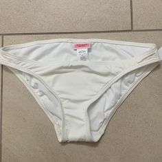 Brand New Never Been Worn Small Bikini Bottoms. Perfect For Summer Or A Bride! Runs Small White Cream, Cream White, Womens Swim, White Color, Kate Spade, Swimming, Running, Brand New, Cream