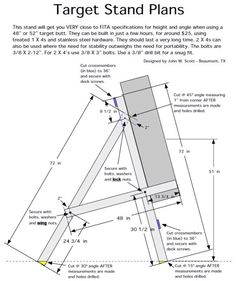 an image of a wooden stand plans