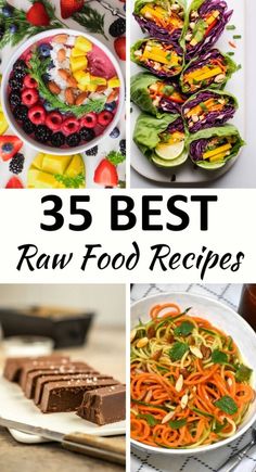 the top 25 best raw food recipes