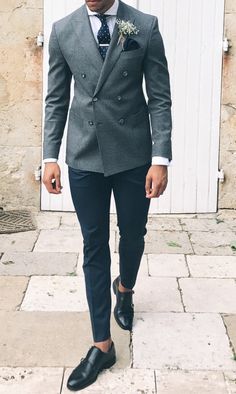 Wedding Suits For Men, Mens Fashion Dressy, Der Gentleman, Look Formal, Formal Mens Fashion