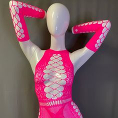 Super Stretchy And Sexy! Pink Stretch Bra For Night Out, Sheer Stretch Bra For Party, Pink Stretch Bra For Party, Party Stretch Pink Bra, Pink Stretch Party Bra, Party Seamless Stretch Bra, Rave Outfits, Dance Outfits, Women's Intimates