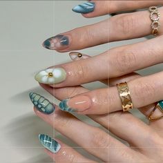 Uñas Aesthetic, Nagel Design, Graduation Nails, Aesthetic Korean, Nails 2022, Vacation Nails, Nail Swag