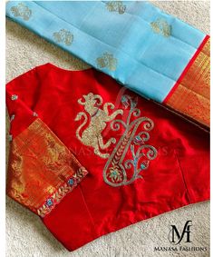 Kanti Designs, Blouse Works, Resham Embroidery, Blouse Designs Catalogue, Maggam Works, Blouse Designs Indian, Trendy Blouse, Simple Blouse Designs, Hand Work Blouse