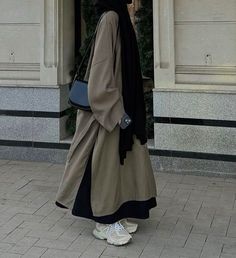 Aesthetic Abaya Outfits, Oversized Outfit Aesthetic, Khimar Outfit