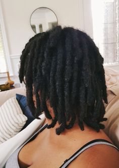 Medium Thick Locs On Black Women, Thick Locs On Black Women, Black Hair Locs, Natural Locs, Loc Inspiration, Aesthetic Natural