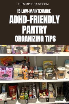 Organized Pantry Pantry Organization Categories, Clutter Bug, Deep Pantry, Pantry Inventory, Organization Systems, Minimalist Organization, Organizing Life, Prevent Food Waste, Organizational Skills