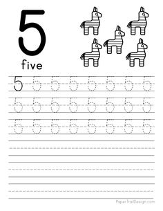 Number 5 Tracing Worksheets Number 5 Worksheet Kindergarten, Number 5 Tracing Worksheets, Number 5 Worksheets For Preschool, 5 Worksheets Preschool, Number 5 Worksheet, Number Writing Practice, Numbers Tracing, Letter Writing Practice