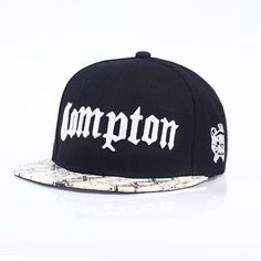 Baseball Hat Compton Snapback Youth Hip Hop Flat Brim Hat Along Male Hat Female Compton Cap, Look Hip Hop, Hiphop Fashion, Flat Hat, Flat Brim Hat, Flat Hats, Nike Hat, Ladies Gents, Hip Hop Hat