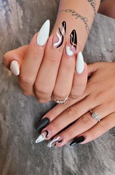 Long Acrylic Nail Designs, Long Acrylic Nails Coffin, Nails Polish, Get Nails, Girls Nails, Pretty Acrylic Nails, Chic Nails