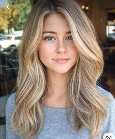 Naturally Blonde Hair With Highlights, Natural Blonde Color Ideas, Cool Tone Balayage Brunette, Blonde Cool Tone, Best Blonde For Pale Skin, Darker Blonde Hair, Warm Dark Blonde, Blond Hair Brown Eyes, Natural Dark Blonde Hair