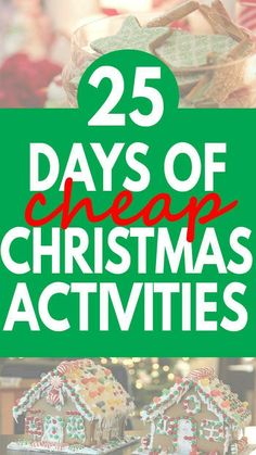 Things To Do For Christmas Activities, Fun At Home Christmas Activities, Holiday Family Activities Things To Do, Things To Do Leading Up To Christmas, Things To Do During The Holidays, Fun Christmas Things To Do With Kids, Christmas Vacation Activities For Kids, 25 Days Of Christmas Activities For Kids, Christmas Holiday Activities