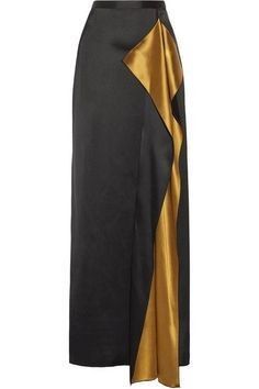 Skirt Outfits Ideas, Bridesmaid Dresses Ideas, Classy Skirts, Satin Maxi Skirt, Evening Skirts, Maxi Rok, Rosetta Getty, Sequence Work, Dresses Ideas