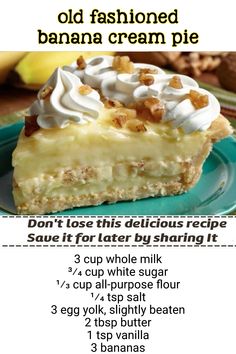 a piece of pie with whipped cream on top