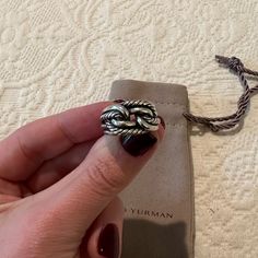 Sterling Silver Knot Ring By David Yurman - Vguc (Shows Some Signs Of Wear) - Great, Everyday Ring - Size 6 - Comes With Bag. David Yurman Knot Ring, Everyday Ring, David Yurman Jewelry, 6 Rings, Knot Ring, Everyday Rings, David Yurman, Womens Jewelry Rings, Knot