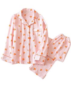 PRICES MAY VARY. ♥Cute Pajamas Set for Teen Girls Material:This 2 piece pajama sets for women is made of 100% cotton.Lightweight,comfy,breathable,and skin-friendly,soft cotton help you have a sound sleep. ♥Heart Pajama Set Features:This comfy pjs are designed with cute print theme, including cherry,heart,flowers. It adopts an open button design and a loose design,have a chest pocket. It is suitable for sleeping at home and for leisure and entertainment. ♥Y2K Pyjama Set Design:These pajama pants Cute Pjs Long Sleeve, Pjs Set Women, Pj Sets Cute, Aesthetic Christmas Pajamas, Pj Sets Women, Womens Pajamas Set, Cute Summer Pjs, Sister Present Ideas, Amazon Pajamas