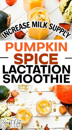 Super nutritious and delicious pumpkin spice protein lactation smoothie recipe to increase milk supply. This Pumpkin pie breastfeeding smoothie will help you increase breastmilk supply. Pumpkin is lactogenic plus more galagtogogues are in this healthy smoothie too!