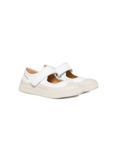 white calf leather logo print to the rear round toe rubber toecap touch-strap fastening branded leather insole ridged rubber sole Slip-on Sneakers With Stitched Sole And Round Toe, White Sneakers With Vulcanized Sole, White Vulcanized Sole Sneakers With Closed Toe, White Sneakers With Stitched Sole And Round Toe, White Slip-on Sneakers With Textured Sole, White Slip-on Sneakers With Textured Sole And Flat Heel, White Sneakers With Rubber Sole And Round Toe, White Sneakers With Textured Sole And Round Toe, White Sneakers With Rubber Sole