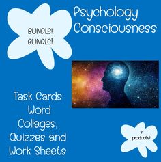 Microsoft Word Document, Task Cards, Consciousness