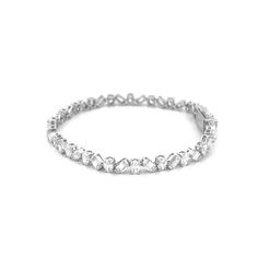 MaterialGold, Diamond DescriptionUp for sale is a beautiful 14K Gold Lab Grown Oval and Baguette Diamond Tennis Bracelet. Specifications:-Model #: DP3289-Metal Type: Yellow, White, or Rose Gold-Metal Purity: 14K-Chain Length: 7"-Bracelet Width: 4MM-Gold Weight: 10.76 grams approx.-Total Diamond Weight: 8.50 carats approx.-Color: F-G-Clarity: SI Brief Overview:-Free Sizing W/ Purchase-14 Day Return Policy-Conflict Free Diamonds-Satisfaction Guarantee-Appraisal Included W/ Purchase.-Black Velvet B Elegant Baguette Tennis Bracelet For Formal Occasions, Elegant Baguette Tennis Bracelet For Formal Events, Elegant Baguette Diamond Bracelet For Formal Occasions, Luxury Evening Bracelets With Baguette Diamonds, Elegant Silver Baguette Diamond Bracelet, Luxury Baguette Diamond Bracelet For Wedding, Elegant Baguette Tennis Bracelet For Anniversary, Elegant Cubic Zirconia Baguette Tennis Bracelet, Elegant Baguette Cubic Zirconia Tennis Bracelet