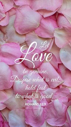 Verse Backgrounds, Flower Bible Verse, Romans 12 9, Cute Bible Verses, Be Genuine, Scripture Wallpaper, What Is Evil, Highly Favored, Wallpaper Bible