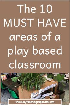 the 10 must have areas of a play based classroom