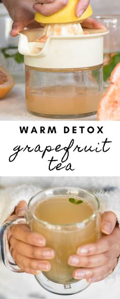 Grapefruit Juice Recipe, Grapefruit Tea, Kombucha Recipe, Winter Drink, Detox Juice Recipes, Best Detox, Juice Recipes, Winter Drinks