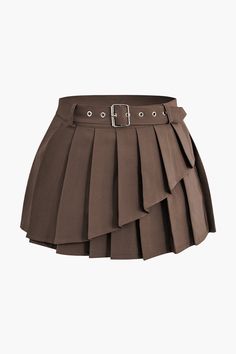 c434e09b-6722-4366-a9b3-32d5c1f5979fIMG_8810咖色.jpg Luxury Voluminous Flared Mini Skirt, Pleated Skirt Pattern, School Pattern, Clothing Closet, Mini Pleated Skirt, Media Screen, Clothes Closet, List Style, Pleated Mini Skirt