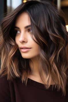 Spring Haircut, Brunette Balayage, Hair Balayage, Shoulder Length Hair Cuts, Balayage Brunette, Shoulder Length Hair, Medium Length Hair Cuts