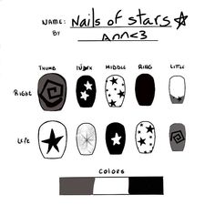 Band Nails Rock, Conan Gray Nails Inspired, Fall Out Boy Nails, Nail Designs Grunge, Soft Grunge Nails, Grunge Nail Art, Rock Star Nails, Music Nails, Band Nails