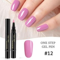 1 Pc Step Nail Gel Painting Varnish Pen Nail Gel Polish Easy To Use UV Gel Lacquer Feature: The net weight is 5ML. But the capacity of the bottle is more than 5ML, Gel will not be fully filled in the bottle Volume: 5ml Weight:15 g Color : 18 Colors This is a very pen, eliminating the process. 3 to 1, modify your nails. Type:Soak-off UV Gel Polish,no need to use with top base coat, by UV LED lamp Ideal for creating your own beautiful design on finger or toe nails; Suitable for using with other pr Nail Polish Pens, Nail Pen, Makeup Nails Art, Diy Nail Polish, Gel Lacquer, Nail Polish Sets, Beautiful Nail Designs, Nail Varnish, Nail Gel