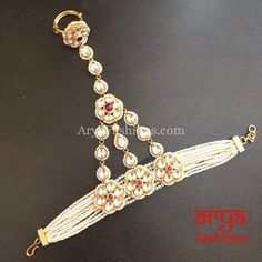 Tanisha Bridal Hathphool/Pacchi Kundan Hathphool/ Sabyasachi bridal hathphool Hathphool Kundan, Bridal Hathphool, Kundan Hathphool, Kundan Bracelet, Traditional Bridal Jewelry, Indian Traditional, Hand Jewelry, Bohemian Jewelry, Cz Stone