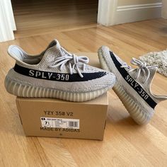 Yeezy Boost 350 Slate/Black Size 7.5 Adidas Yeezy Boost 350 V2 Slate, Yeezy Shoe Lace, Yeezy Tennis Shoes, Yeezy 350 Slate, Yezzy Shoes 350, Yeezy Women, Yezzy Shoes Women, Sneaker Wallpaper, Yeezy Outfit Women