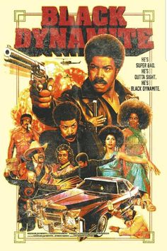 the movie poster for black dynamite