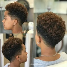 V Haircut For Short Hair, Tapered Cut Natural Hair 4c, Tapered Haircut Natural Hair, Tapered Cut Natural Hair, Sponge Curls, Short Afro Hair, Natural Hair Mohawk, Short Black Natural Hairstyles