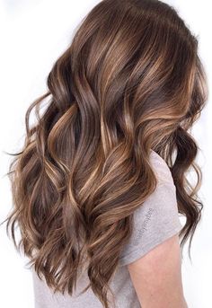 Trendy Fall Hair Color, Hair Color Light Brown, Brown Balayage, Light Hair Color